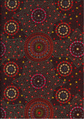 Waterhole And Riverbed Flame Orange By: Cathy Turner