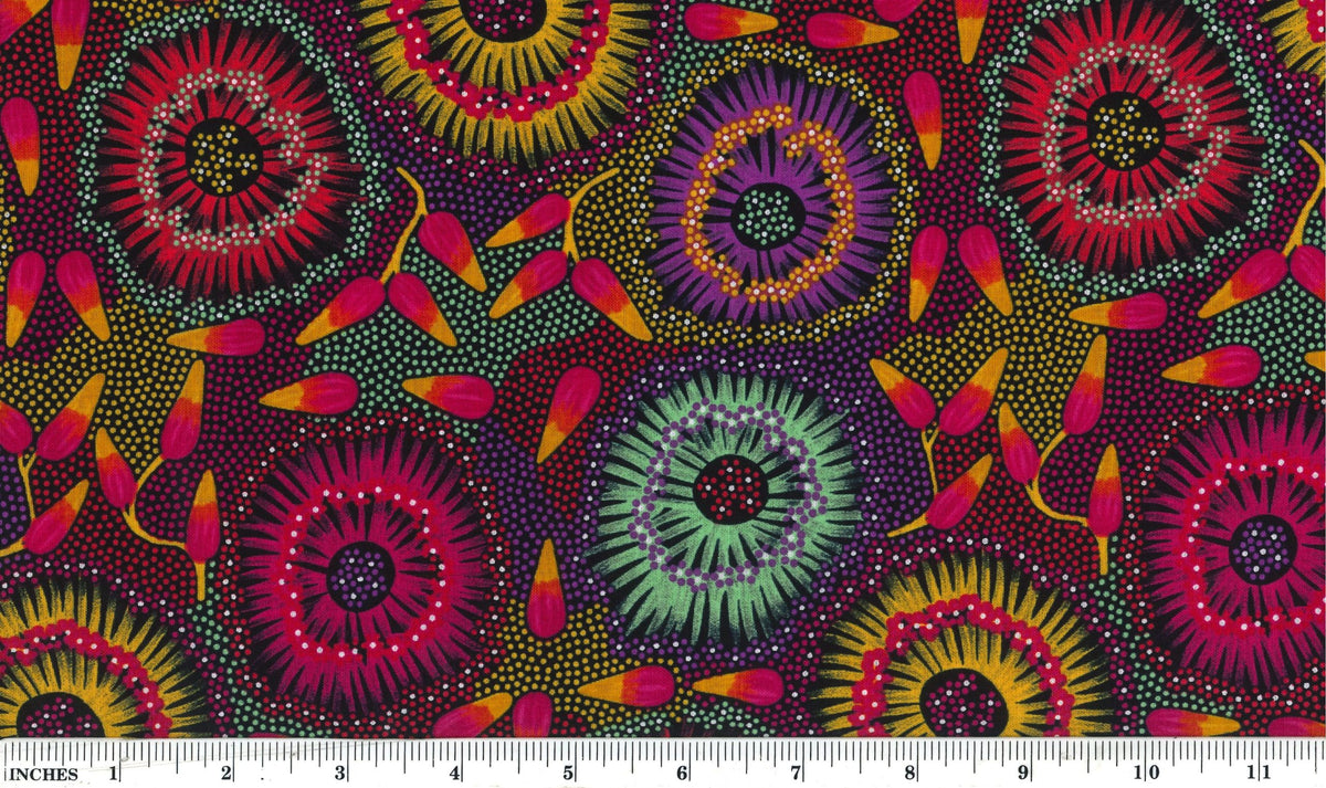 Wild Bush Banana Red By Lauren Daneic