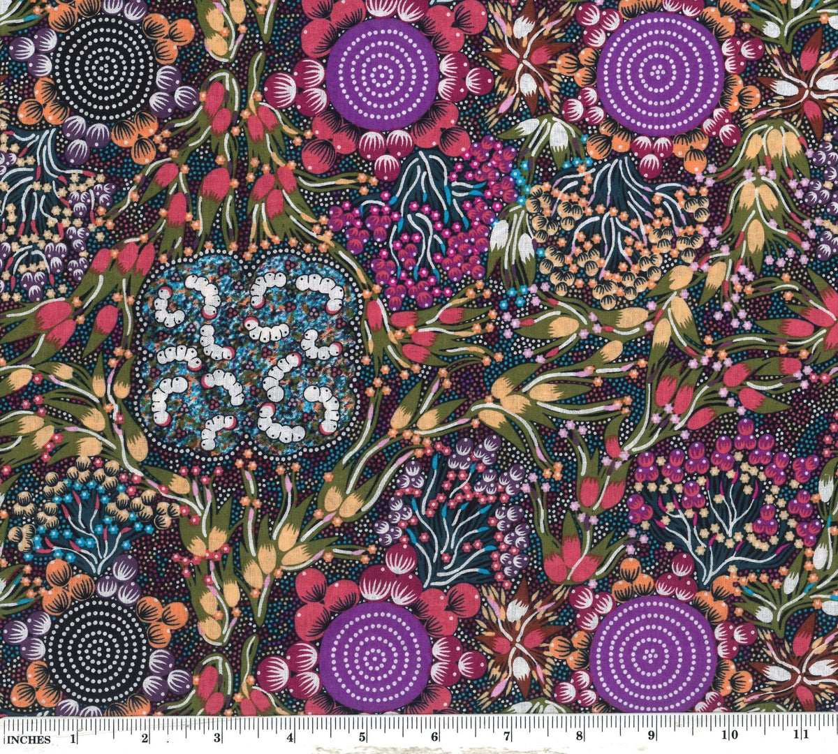 Bush Plum + Bush Banana Dreaming Burgundy By Marilyn Abbott