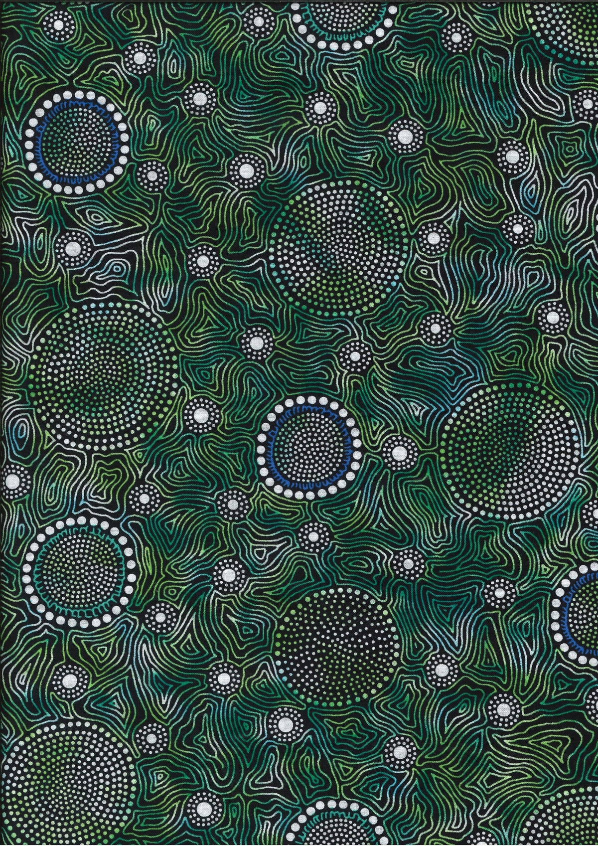 Wild Bush Flowers Dreaming Green By Tanya Price
