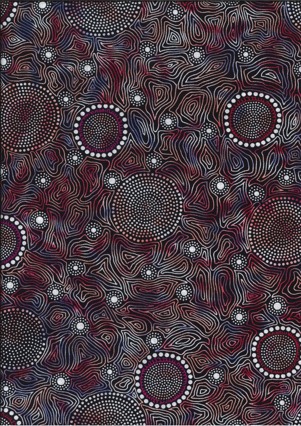 Wild Bush Flowers Dreaming Red By Tanya Price
