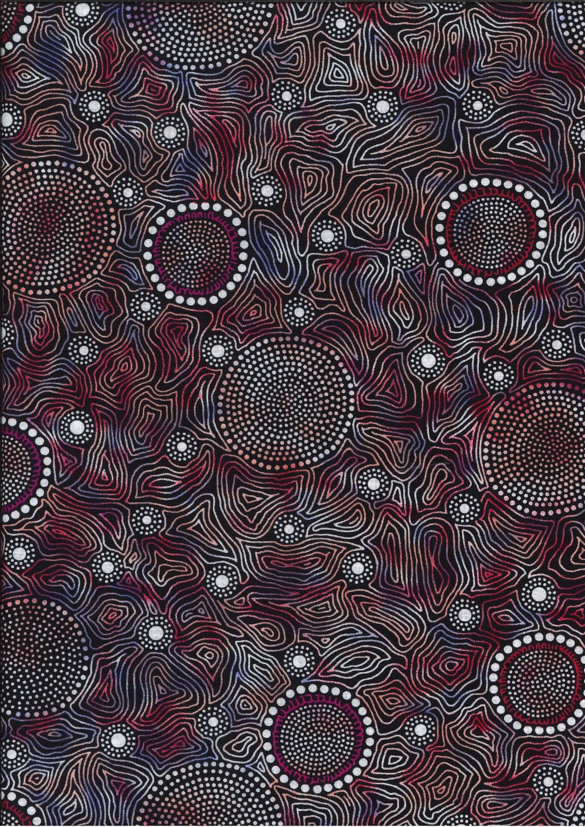 Wild Bush Flowers Dreaming Red By Tanya Price