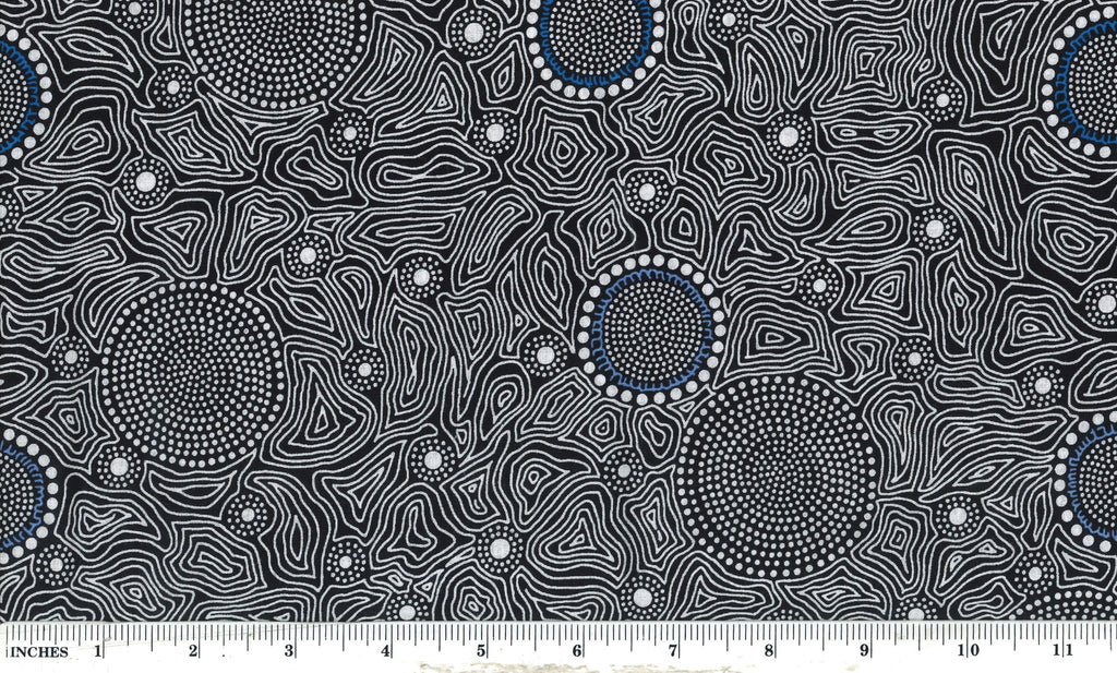 Wild Bush Flowers Dreaming Black By Tanya Price