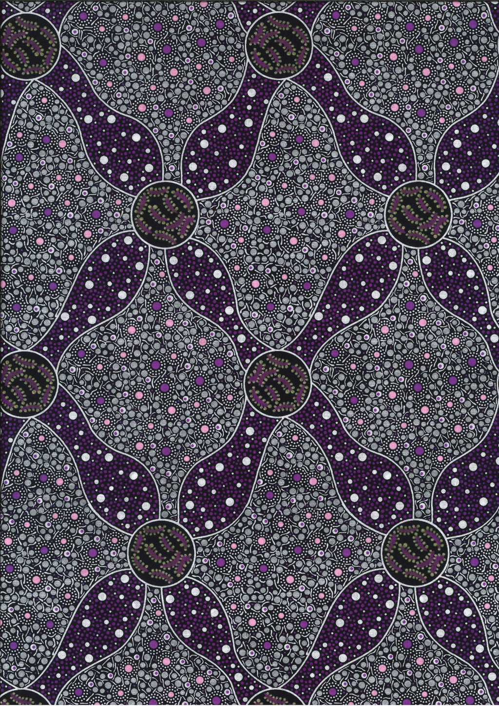 Red Flower With Honey Purple By Samantha McCormack