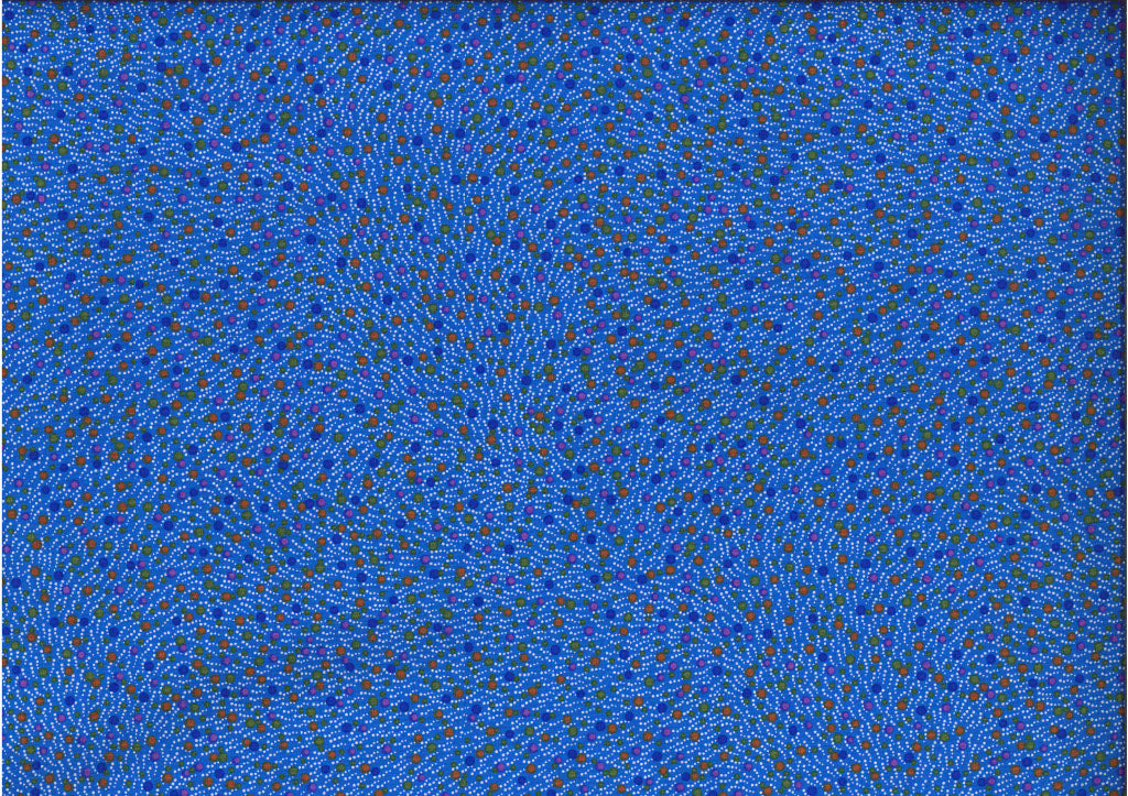 Bush Worm Blue By Esmerelda Woods