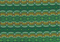 Desert Flora Green by Roseanne Ellis