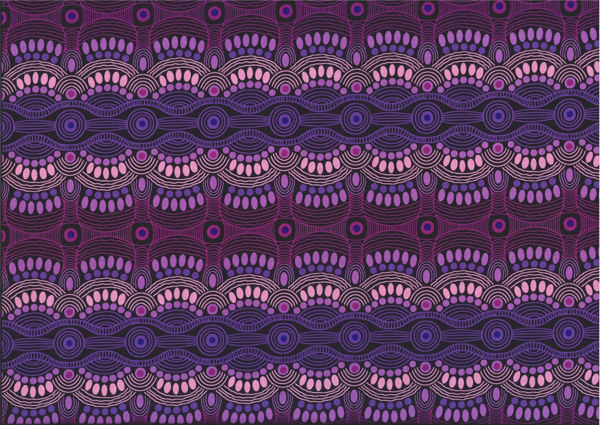 Desert Flora Purple by Roseanne Ellis