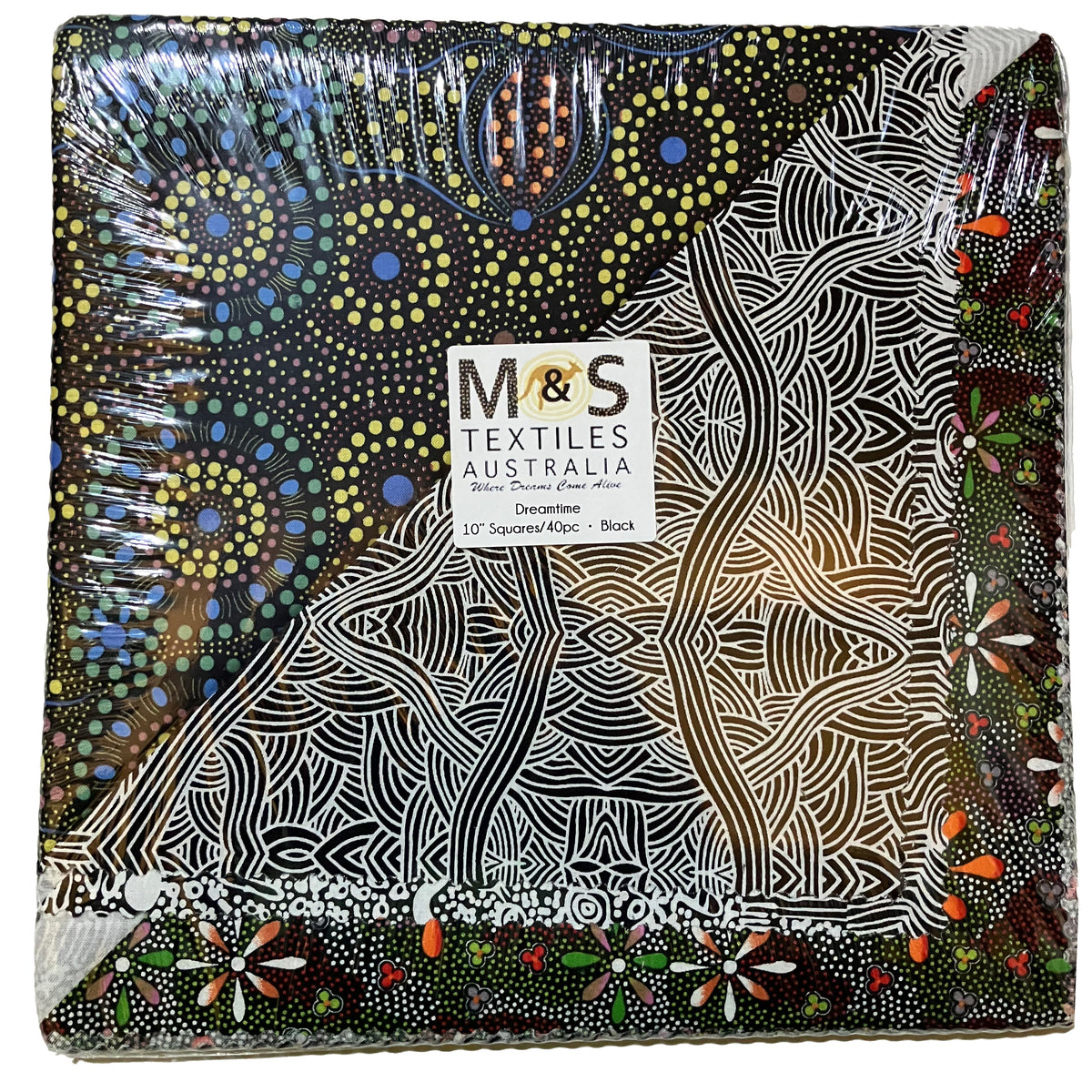Dreamtime 10" Square Pack – Black