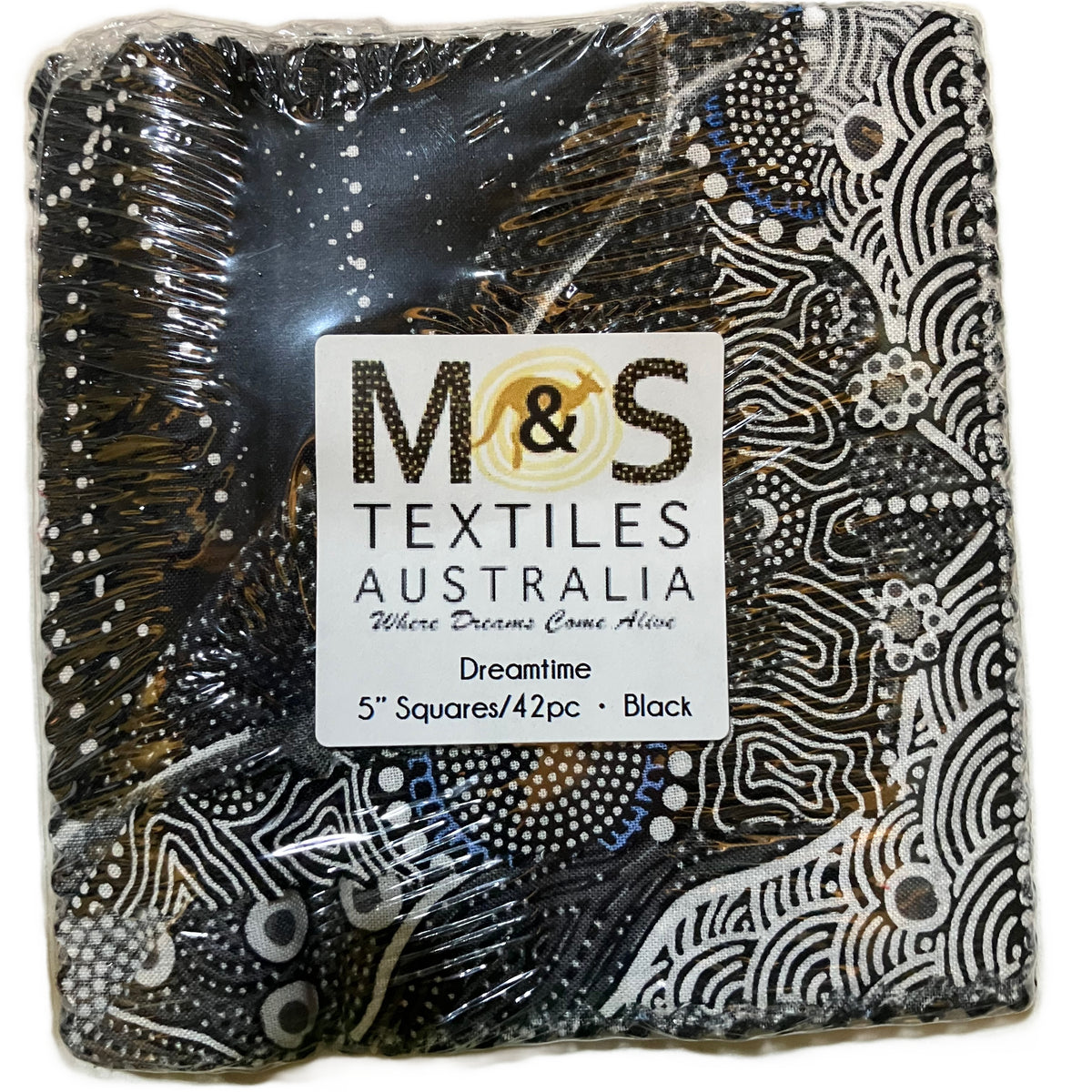 Dreamtime 5" Square Pack - Black