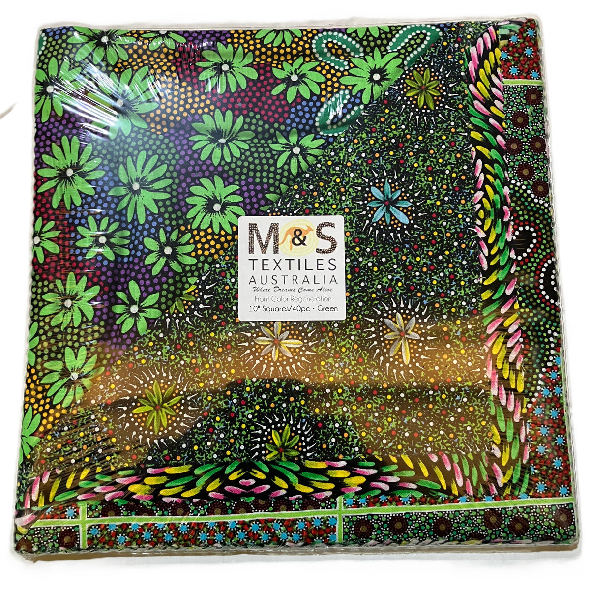 Dreamtime 10" Square Pack – Green