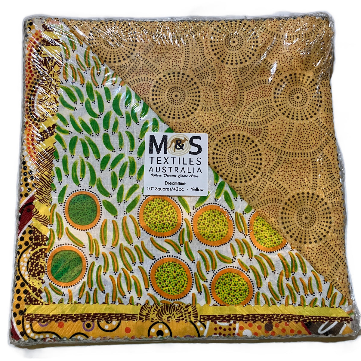 Dreamtime 10" Square Pack – Yellow