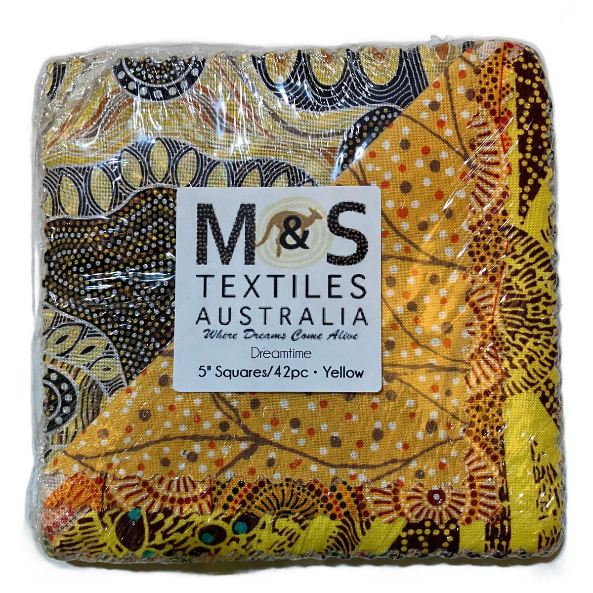 Dreamtime 5" Square Pack - Yellow