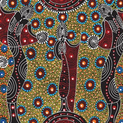 Dancing Spirit Red by Colleen Wallace