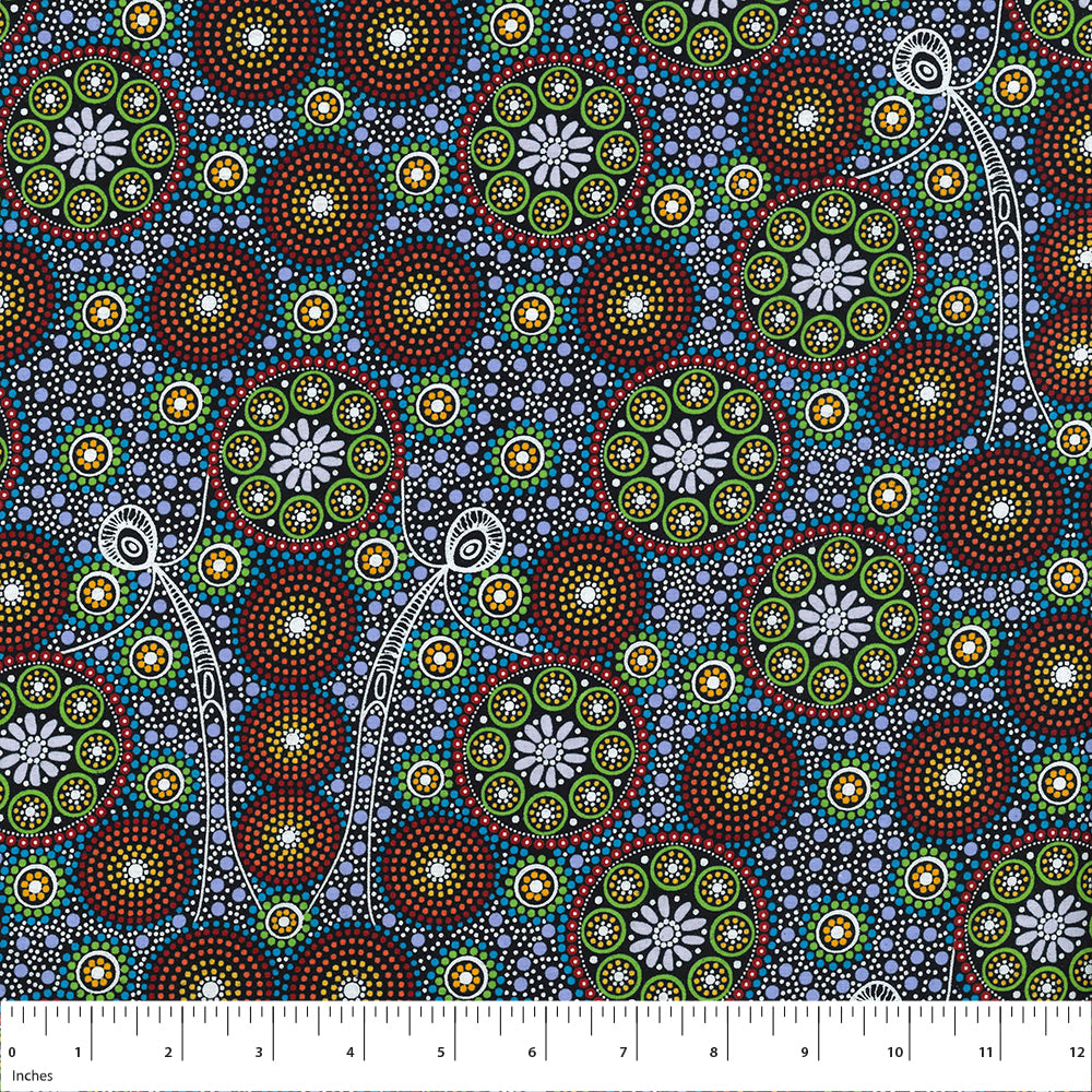 Gathering Bush Tucker Green by Gloria Doolan