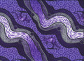 Kangaroo River Camp Black Purple by Nambooka