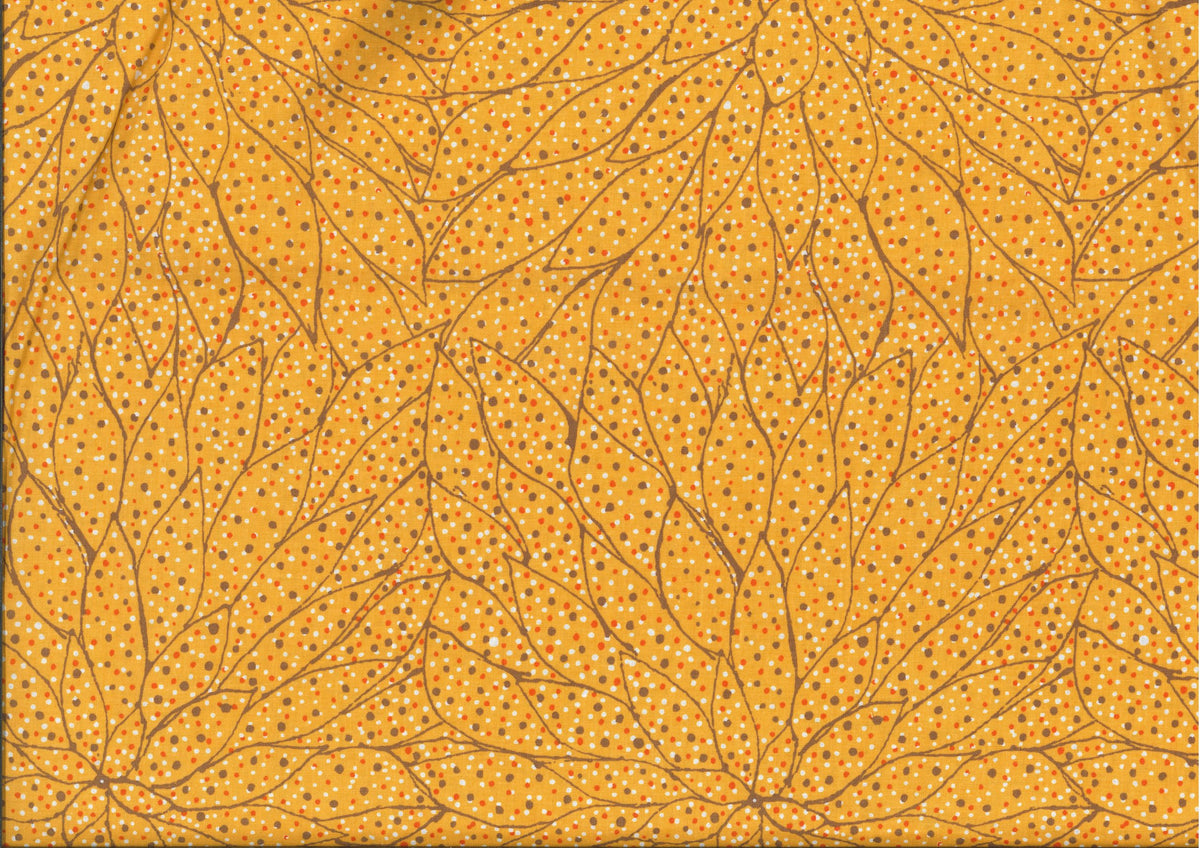 Fallen Leaves Yellow by Gracie Morton