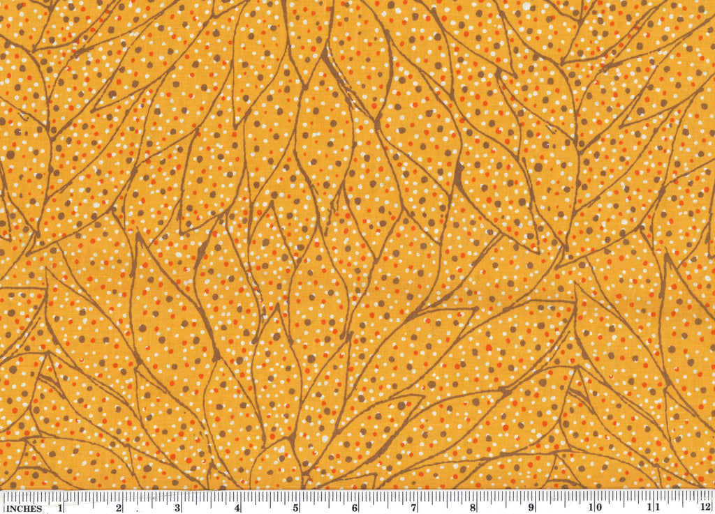 Fallen Leaves Yellow by Gracie Morton
