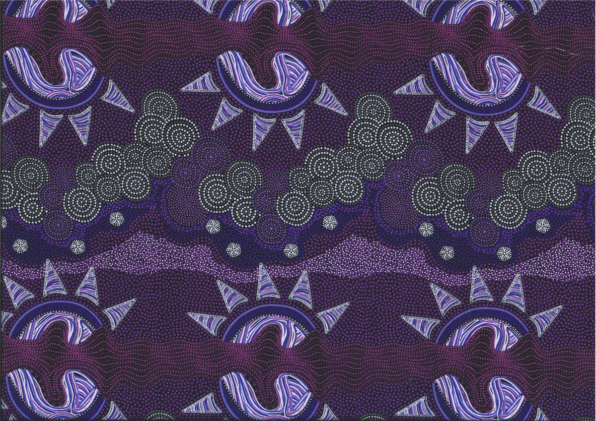 Sunset Night Dreaming Purple by Heather Kennedy
