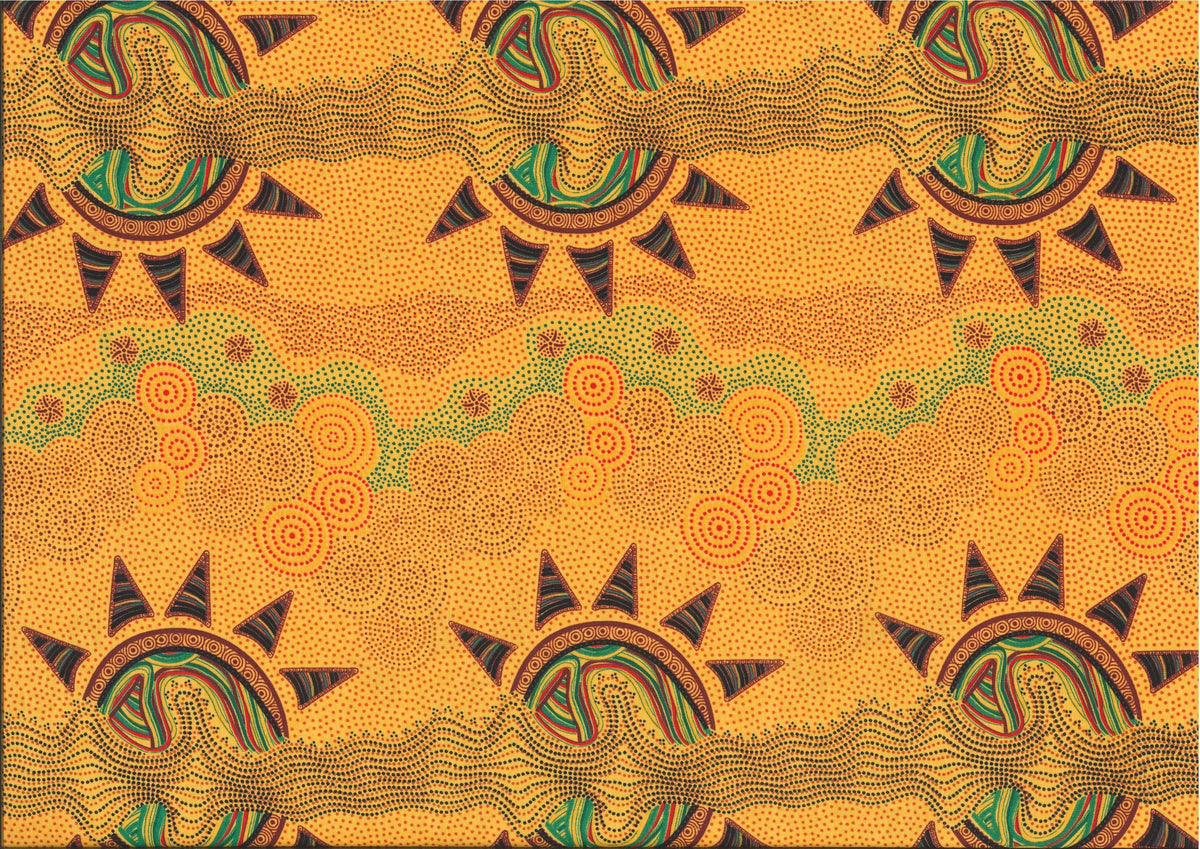 Sunset Night Dreaming Yellow by Heather Kennedy
