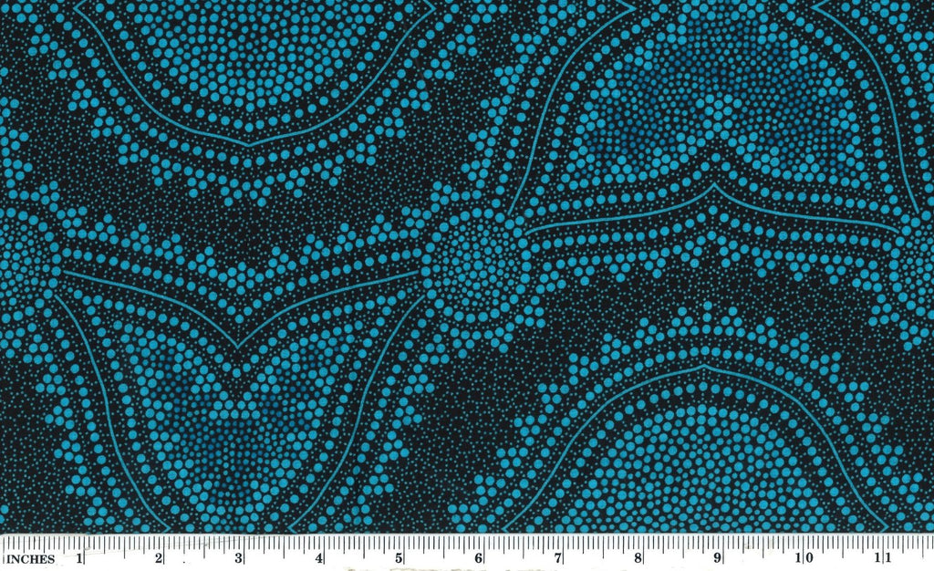 Seeds and Bush Spinifex Sky Blue By Geraldine Riley