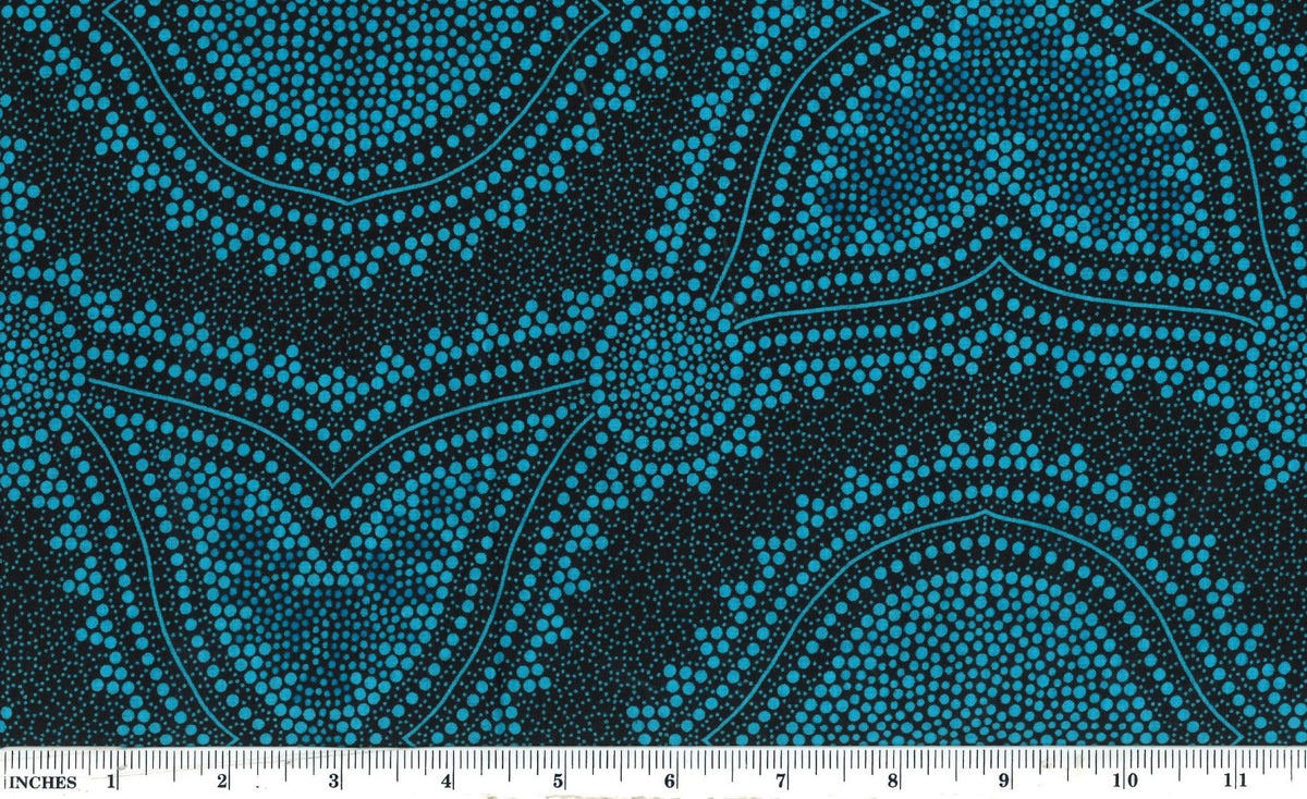 Seeds and Bush Spinifex Sky Blue By Geraldine Riley