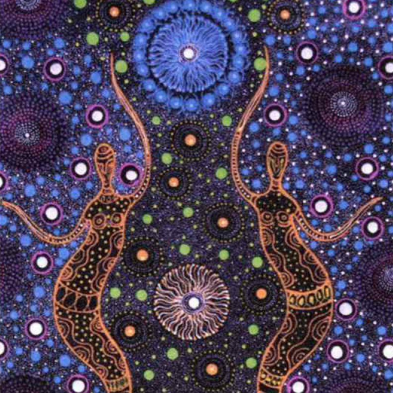 Two Sisters Collection Bush Tucker Purple by Marlene Doolan