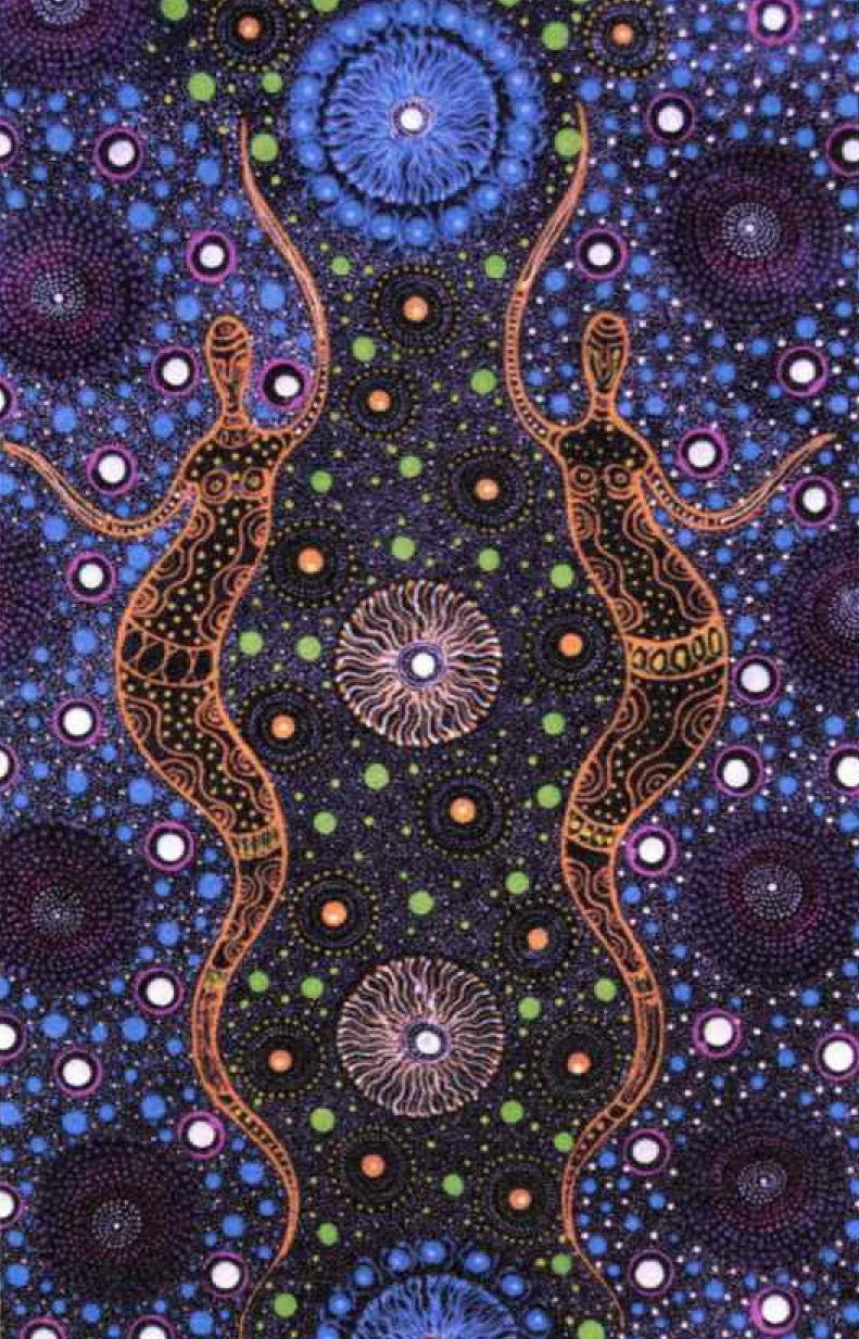Two Sisters Collection Bush Tucker Purple by Marlene Doolan