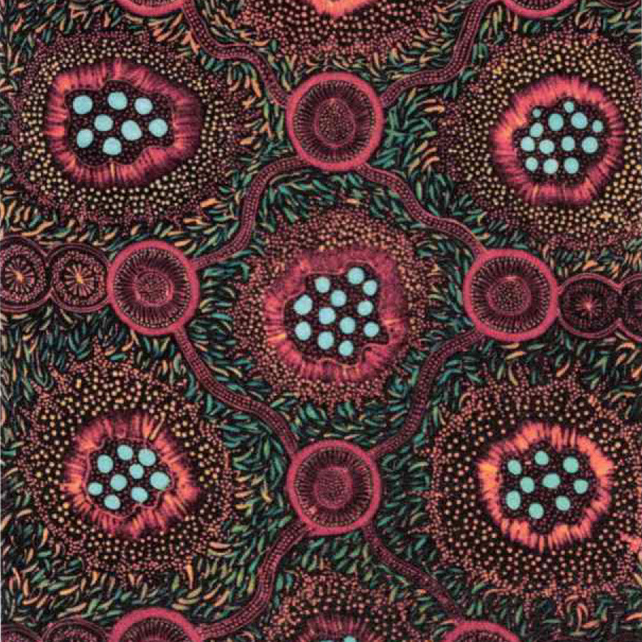 Wild Bush Honey Flowers Dreaming Chile by Tanya Price Nangala