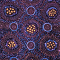 Wild Bush Honey Flowers Dreaming Eggplant by Tanya Price Nangala