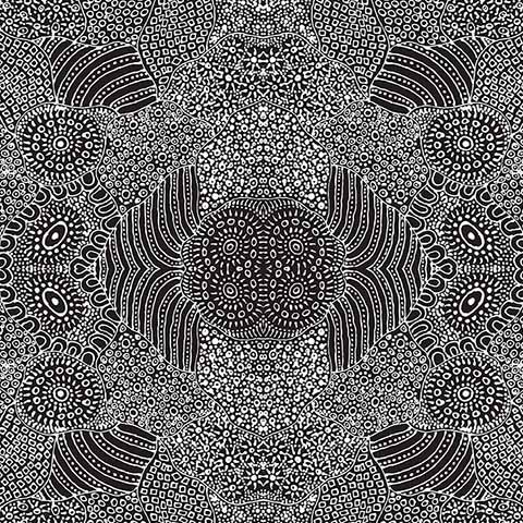 Waterhole Black by Anna Pitjara