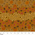 Wild Seed & Waterhole Yellow by Tanya Price Nangala