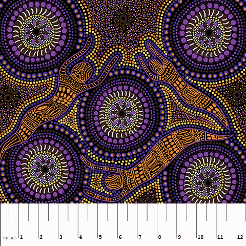 Winter Spirits Purple by Faye Oliver