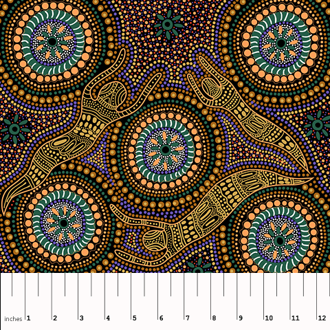 Winter Spirits Yellow by Faye Oliver