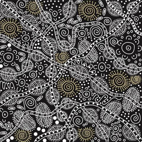 Bush Tucker Black by June Smith