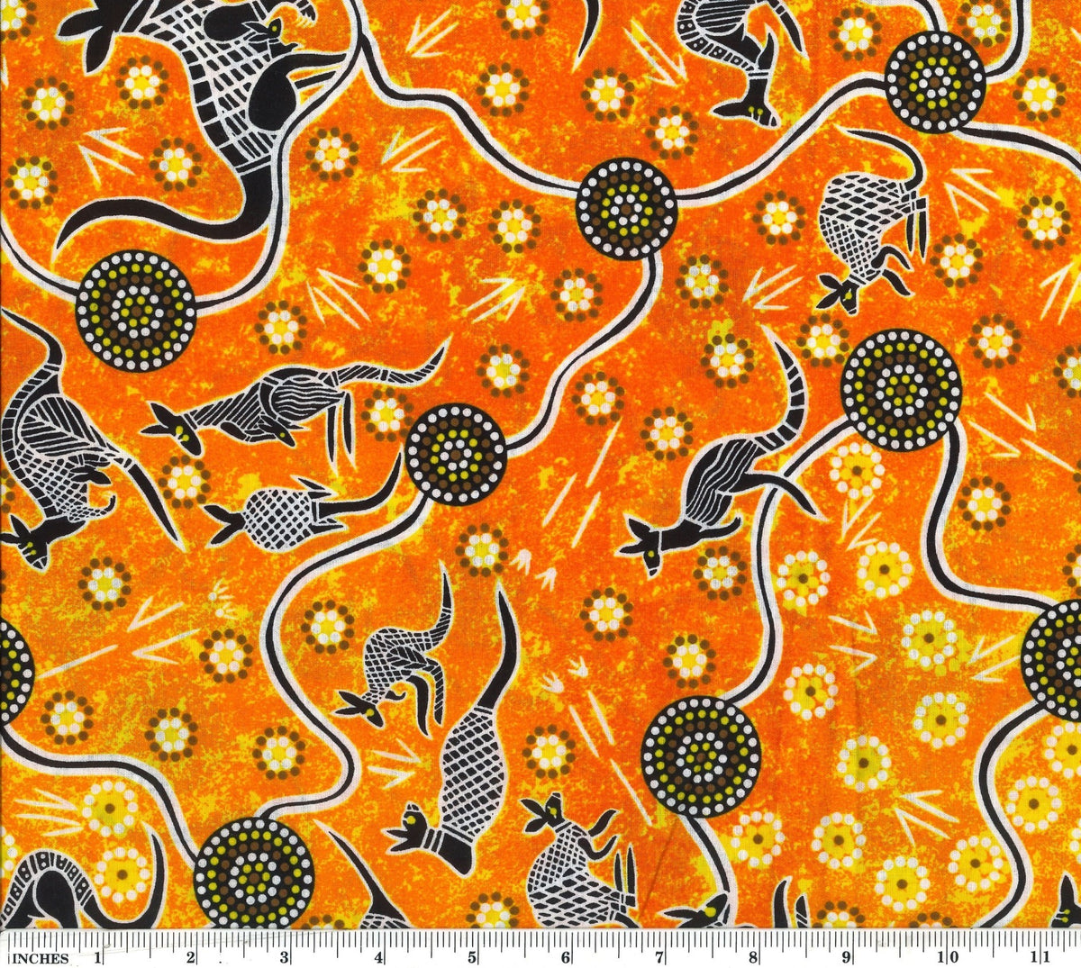Kangaroo Dreaming 2 Orange By G.I. Waitairie
